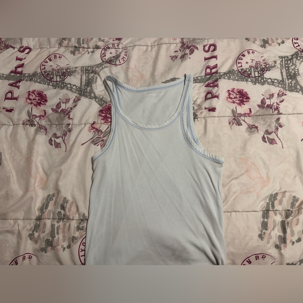 blue american eagle tank